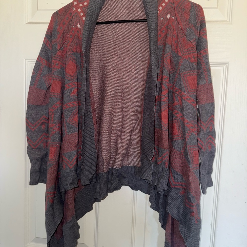 Pink Republic Women's Patterned Cardigan Sweater Sz S